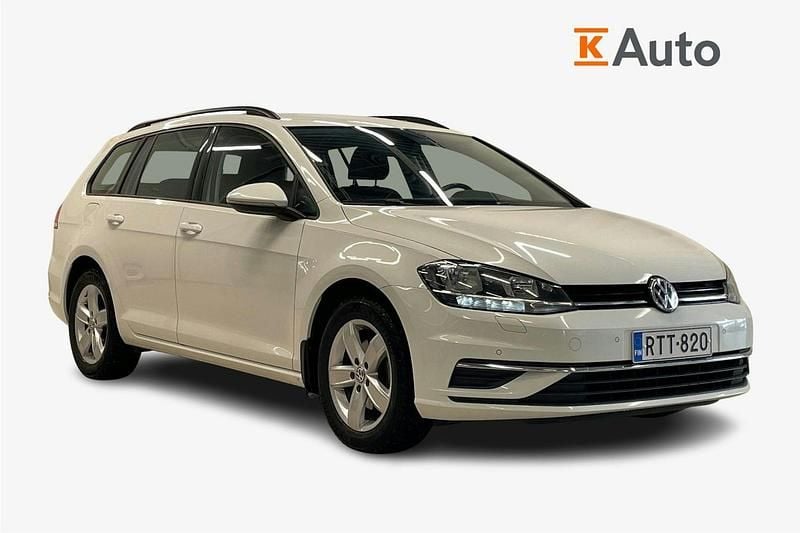 Käytetty VW Golf VII Comfortline 110 HP (80 kW) 2018 Valkoinen Farmari