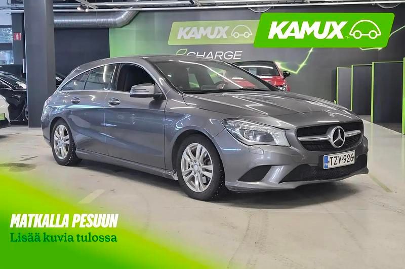 Käytetty Mercedes CLA220 Shooting Brake Business 177 HP (130 kW) 2015 Hopea / harmaa Farmari