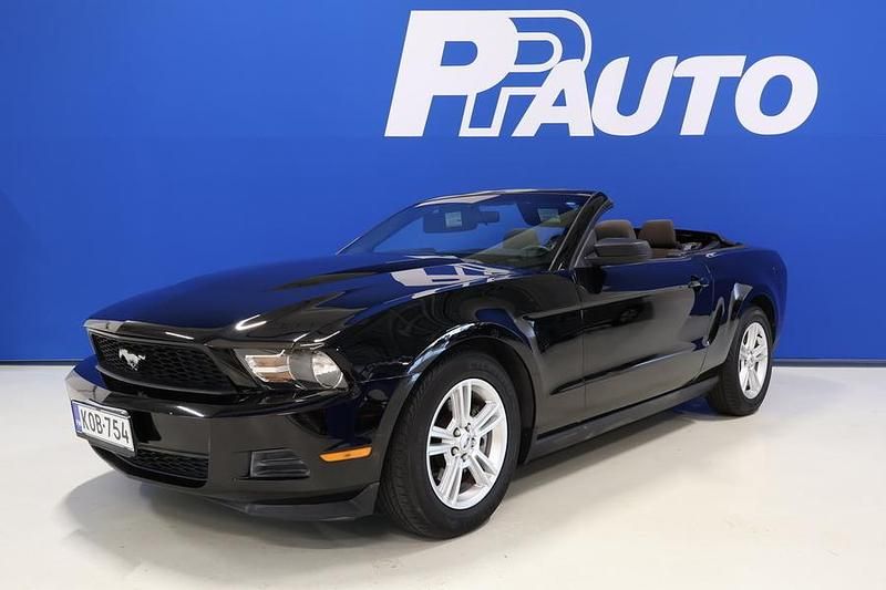 Musta Käytetty 2012 Ford Mustang Convertible Avoauto | 18 690 € - Kuva 1/4