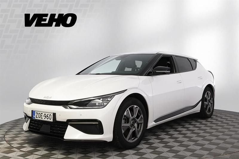 Valkoinen Käytetty 2022 Kia EV6 GT-Line Katumaasturi | 34 600 € (Perustarjous) - Kuva 1/4