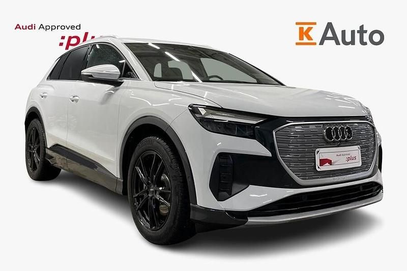 Valkoinen Käytetty 2025 Audi Q4 e-tron Katumaasturi | 49 990 € (Perustarjous) - Kuva 1/3