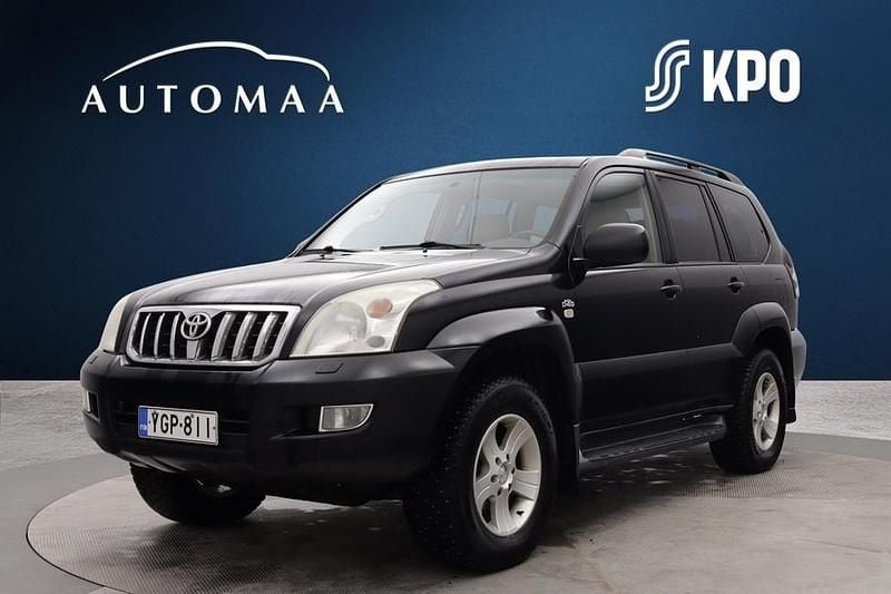 Musta Käytetty 2007 Toyota Land Cruiser Executive Katumaasturi | 14 980 € (Supertarjous) - Kuva 1/3