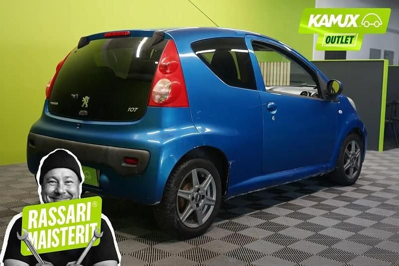 Käytetty Peugeot 107 68 HP (50 kW) 2009 Sininen Viistoperä