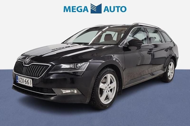 Musta Käytetty 2017 Skoda Superb Ambition Farmari | 16 900 € (Hyvä tarjous) - Kuva 1/4