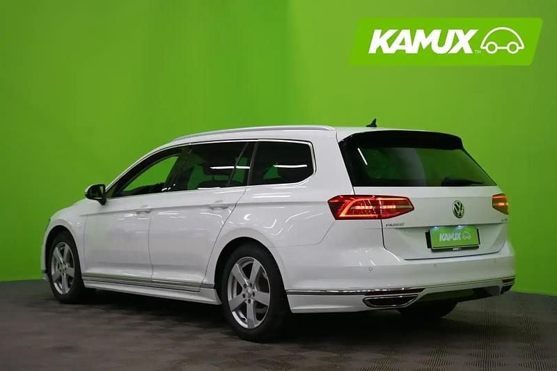 Käytetty VW Passat R-line 190 HP (139 kW) 2018 Valkoinen Farmari