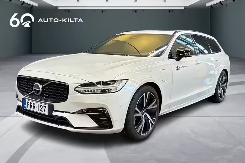 Valkoinen Käytetty 2024 Volvo V90 Performance Farmari | 54 990 € (Kallis) - Kuva 1/4