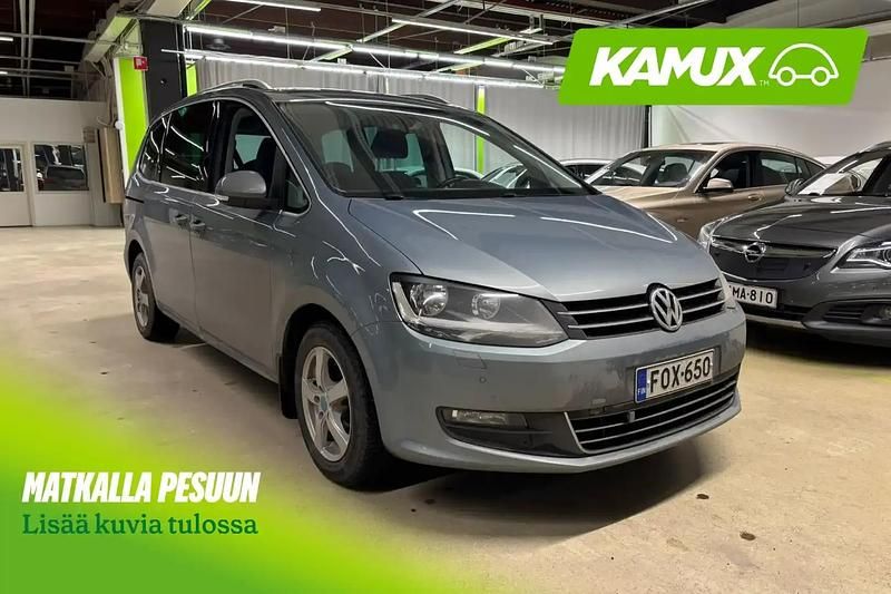 Hopea / harmaa Käytetty 2010 VW Sharan Comfortline Tila-auto | 11 900 € - Kuva 1/4