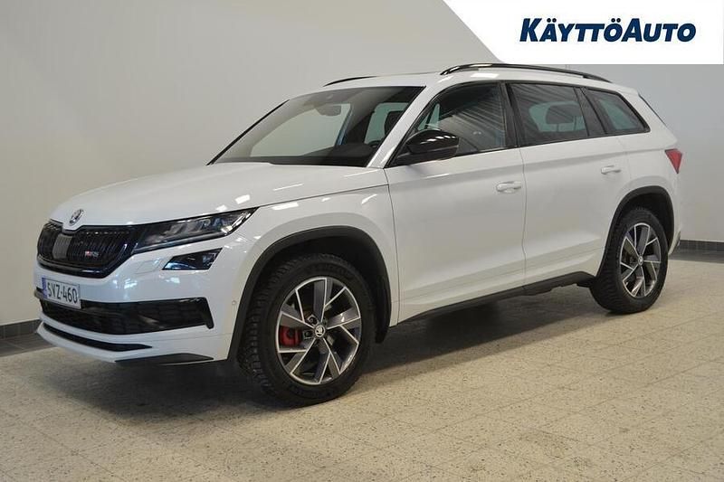 Käytetty Skoda Kodiaq Business Line 239 HP (175 kW) 2019 Valkoinen Katumaasturi