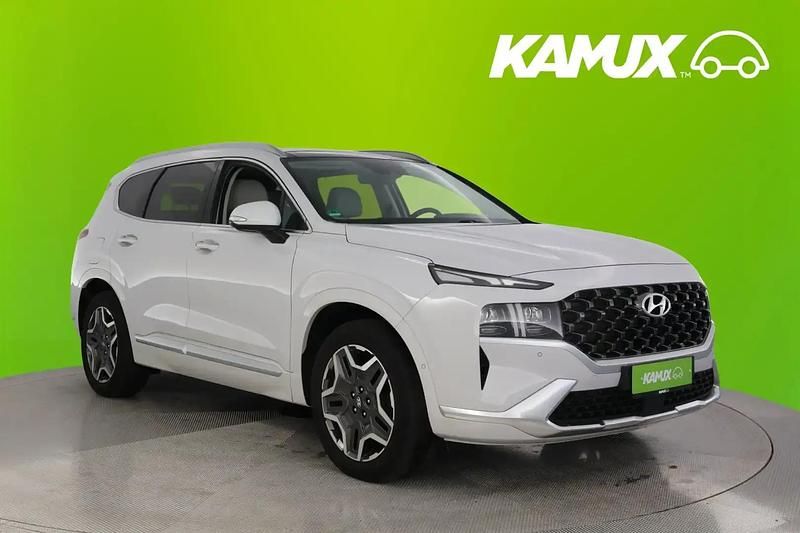 Glacier white Käytetty 2022 Hyundai Santa Fe Katumaasturi | 35 850 € - Kuva 1/4