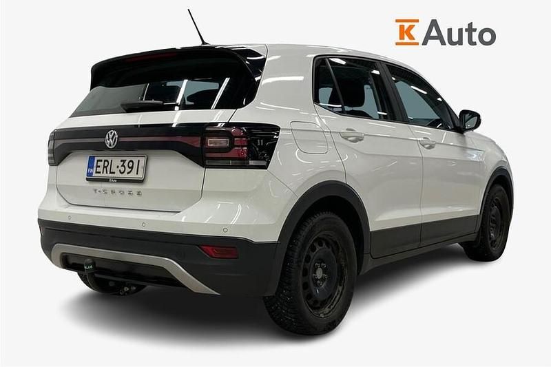 Käytetty VW T-Cross 95 HP (69 kW) 2019 Valkoinen Katumaasturi