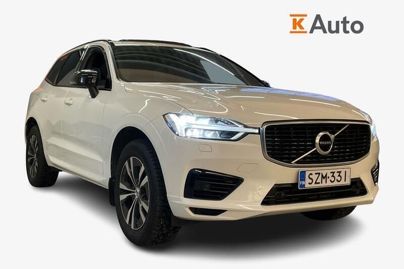 Valkoinen Käytetty 2020 Volvo XC60 R-Design Katumaasturi | 28 690 € (Supertarjous) - Kuva 1/4