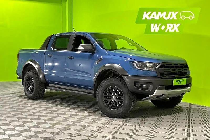 Sininen Käytetty 2020 Ford Ranger Raptor Nouto | 48 900 € (Hieman kallis) - Kuva 1/4