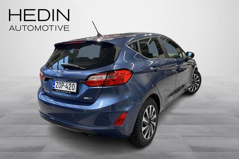 Käytetty Ford Fiesta Titanium 125 HP (91 kW) 2022 Sininen Viistoperä