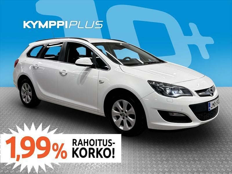 Valkoinen Käytetty 2015 Opel Astra drive Farmari | 7 470 € (Perustarjous) - Kuva 1/3
