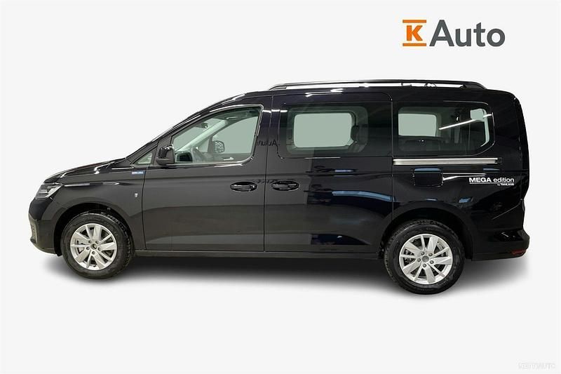 Uusi VW Caddy Maxi Life Edition 122 HP (89 kW) 2025 Musta Tila-auto