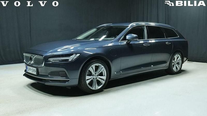 Sininen Käytetty 2022 Volvo V90 Inscription Farmari | 38 400 € (Kallis) - Kuva 1/3