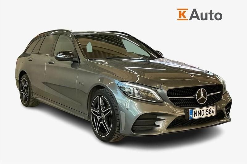 Harmaa Käytetty 2021 Mercedes C300e Business Farmari | 21 200 € (Hyvä tarjous) - Kuva 1/3