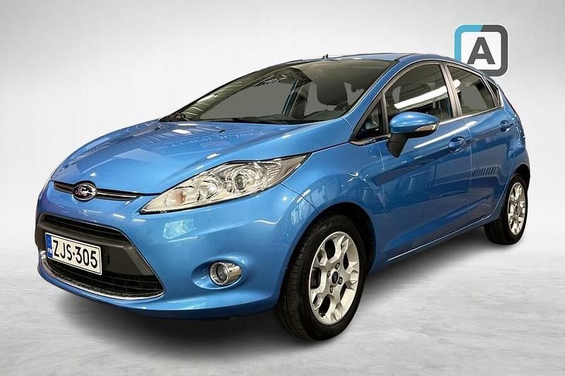 Sininen Käytetty 2012 Ford Fiesta Titanium Viistoperä | 5 590 € (Hyvä tarjous) - Kuva 1/3