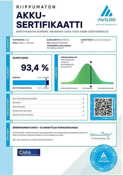 Käytetty Tesla Model 3 Performance 461 kW (627 HP) 2023 Sedan