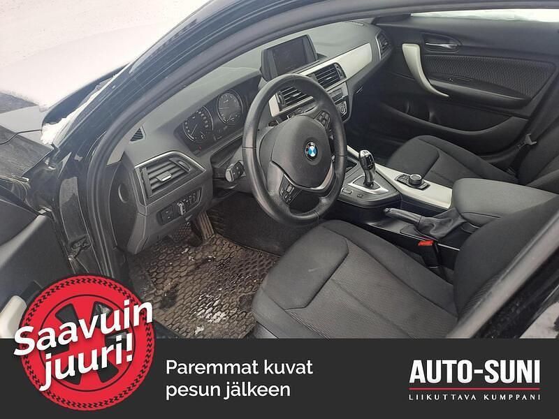 Käytetty BMW 118 136 HP (100 kW) 2019 Musta Viistoperä