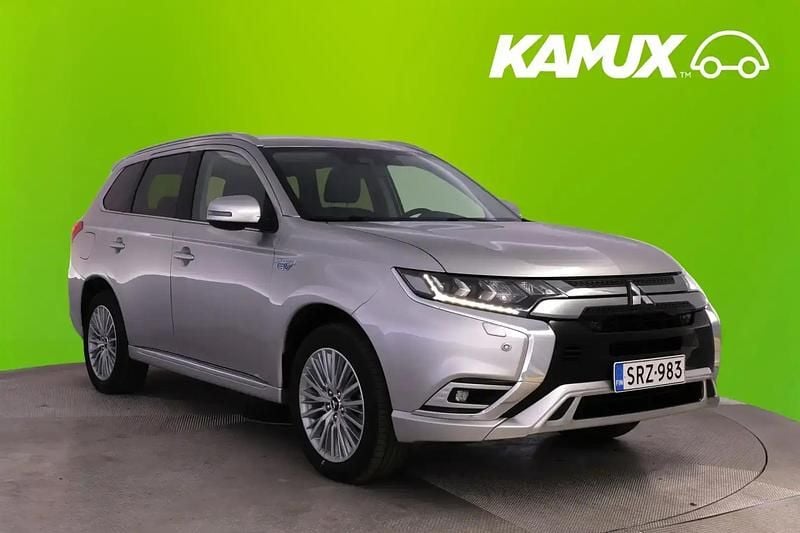 Hopea / harmaa Käytetty 2019 Mitsubishi Outlander P-HEV Intense Katumaasturi | 23 800 € - Kuva 1/4