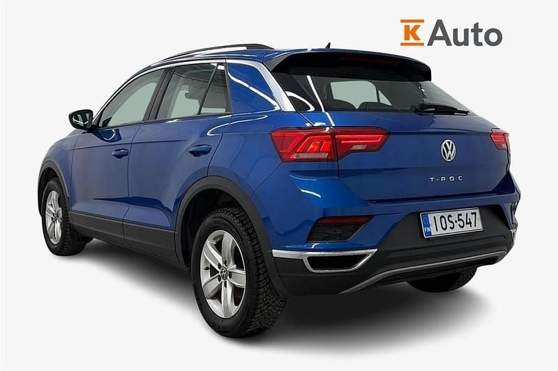 Käytetty VW T-Roc Style 150 HP (110 kW) 2020 Sininen Katumaasturi