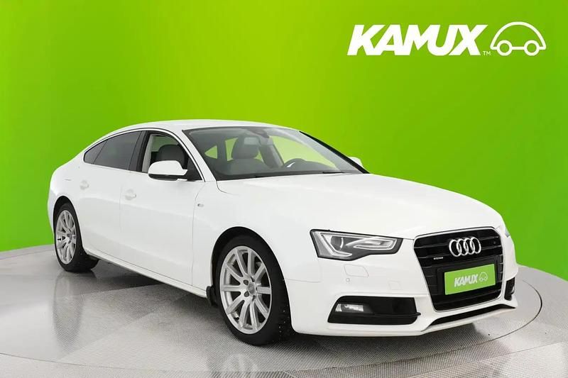 Valkoinen Käytetty 2015 Audi A5 Sportback Viistoperä | 13 880 € (Perustarjous) - Kuva 1/4