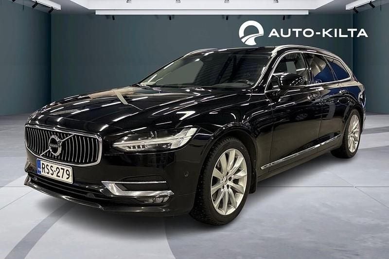 Musta Käytetty 2017 Volvo V90 Inscription Farmari | 22 900 € (Hieman kallis) - Kuva 1/4