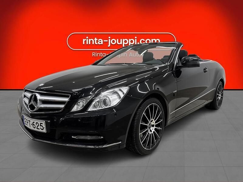 Musta Käytetty 2012 Mercedes E250 Avoauto | 14 490 € (Hyvä tarjous) - Kuva 1/3