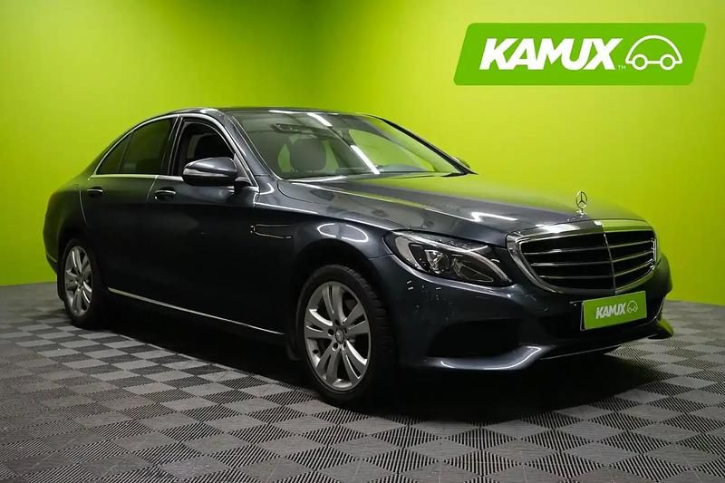 Käytetty Mercedes C220 Business 170 HP (125 kW) 2015 Hopea / harmaa Sedan