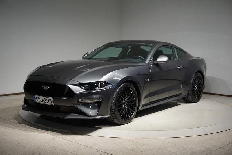 Harmaa Käytetty 2020 Ford Mustang GT Fastback Coupe - kaksiovinen | 64 990 € - Kuva 1/3