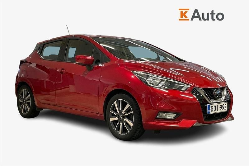 Punainen Käytetty 2020 Nissan Micra Acenta Viistoperä | 11 890 € (Perustarjous) - Kuva 1/3