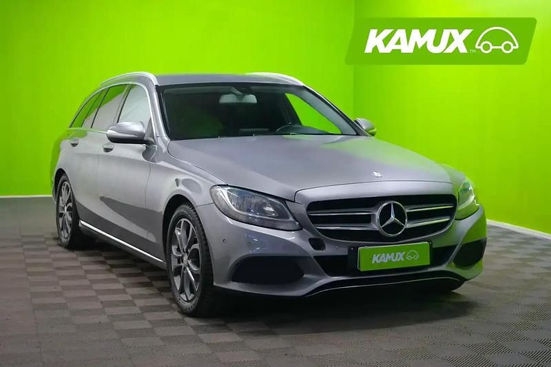 Hopea / harmaa Käytetty 2014 Mercedes C220 Business Farmari | 13 600 € (Perustarjous) - Kuva 1/4