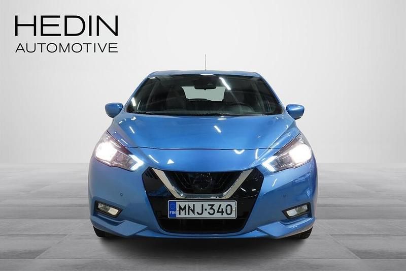 Käytetty Nissan Micra Acenta 90 HP (66 kW) 2018 Sininen Viistoperä
