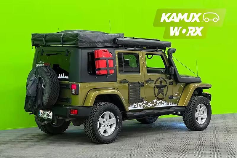 Käytetty Jeep Wrangler 177 HP (130 kW) 2008 Vihreä Katumaasturi