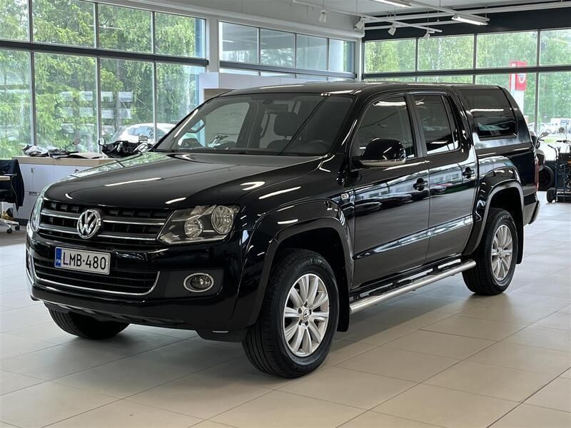 Musta Käytetty 2013 VW Amarok Highline Nouto | 16 990 € (Hyvä tarjous) - Kuva 1/4