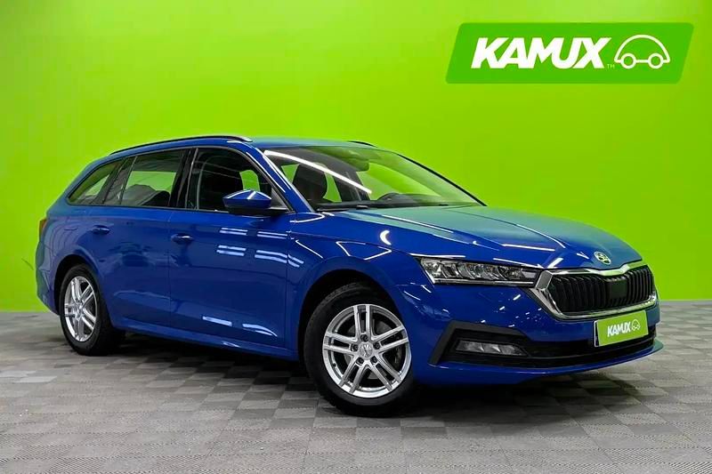 Sininen Käytetty 2021 Skoda Octavia Ambition Farmari | 22 800 € (Perustarjous) - Kuva 1/4