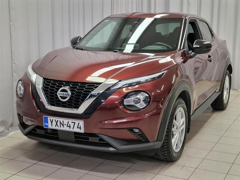 Punainen Käytetty 2021 Nissan Juke N-Connecta Katumaasturi | 15 800 € (Supertarjous) - Kuva 1/4