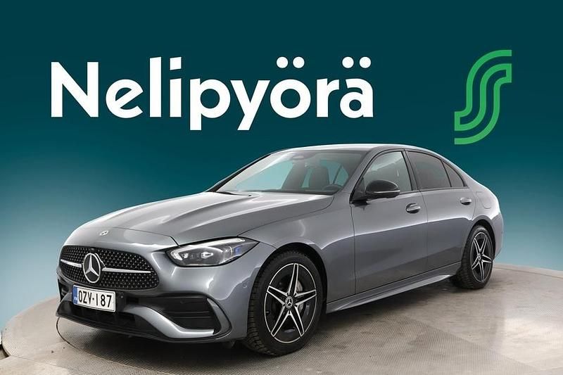 Musta Käytetty 2023 Mercedes C300e Advanced Plus Sedan | 46 890 € (Perustarjous) - Kuva 1/3