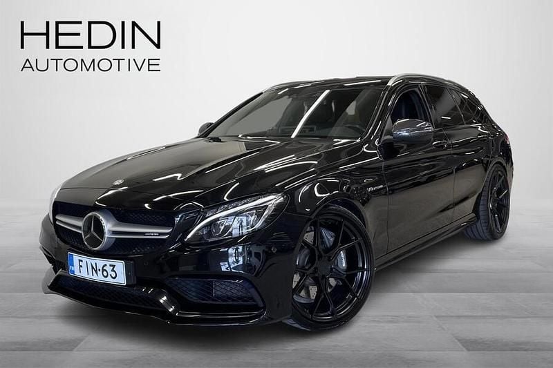 Musta Käytetty 2016 Mercedes C63 AMG AMG Farmari | 52 500 € - Kuva 1/3