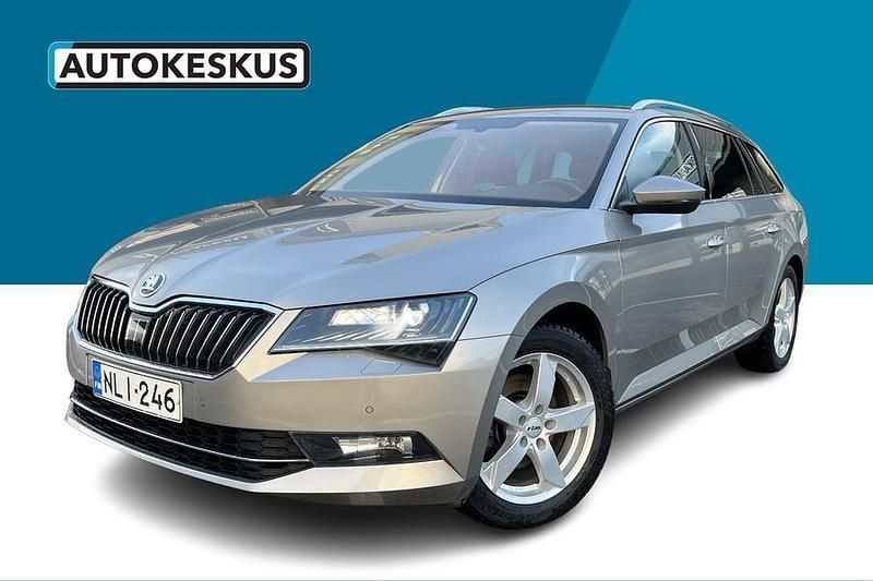 Ruskea Käytetty 2018 Skoda Superb Business Line Farmari | 23 690 € (Hieman kallis) - Kuva 1/2
