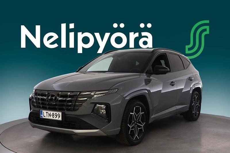 Harmaa Käytetty 2022 Hyundai Tucson N Line Katumaasturi | 32 900 € (Perustarjous) - Kuva 1/3