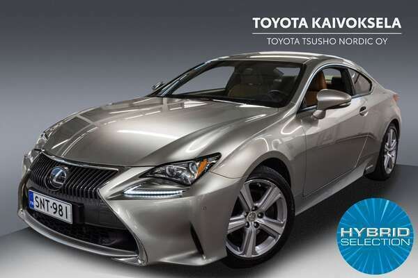 Harmaa Käytetty 2016 Lexus RC300h Executive Line Coupe - kaksiovinen | 26 490 € - Kuva 1/4