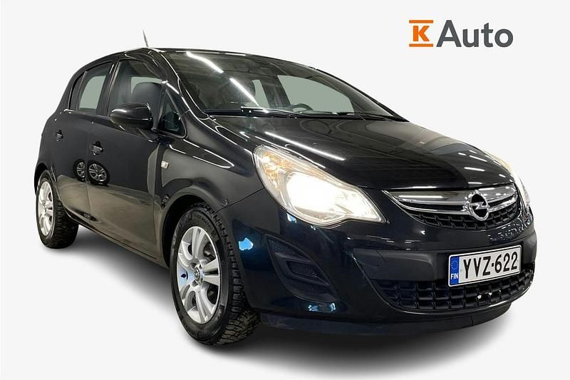 Käytetty Opel Corsa Enjoy 84 HP (61 kW) 2013 Musta Viistoperä