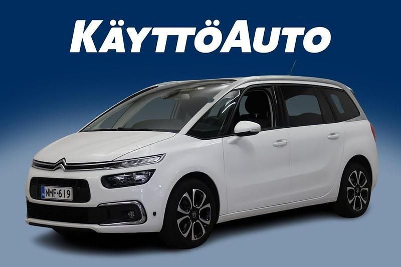 Valkoinen Käytetty 2021 Citroën C4 SpaceTourer Shine Tila-auto | 19 980 € - Kuva 1/4