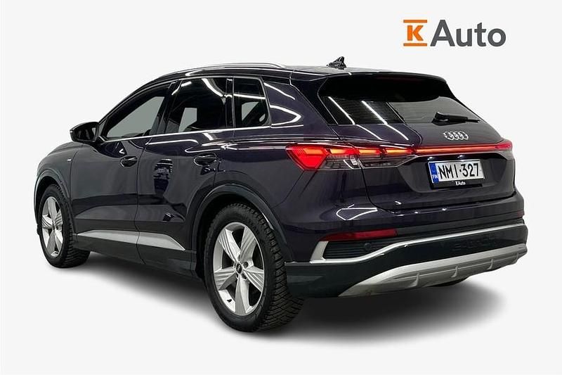 Käytetty Audi Q4 e-tron Comfort 150 kW (204 HP) 2022 Violetti Katumaasturi