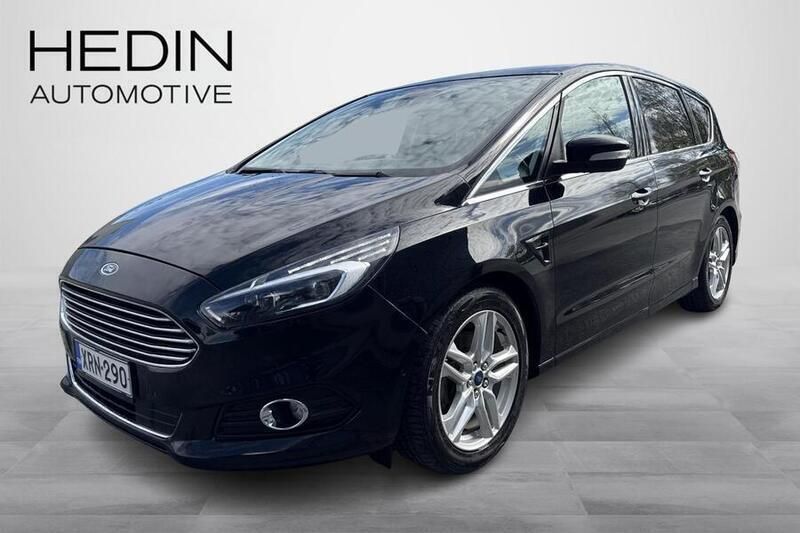 Musta Käytetty 2016 Ford S-MAX Titanium Tila-auto | 19 900 € (Perustarjous) - Kuva 1/4