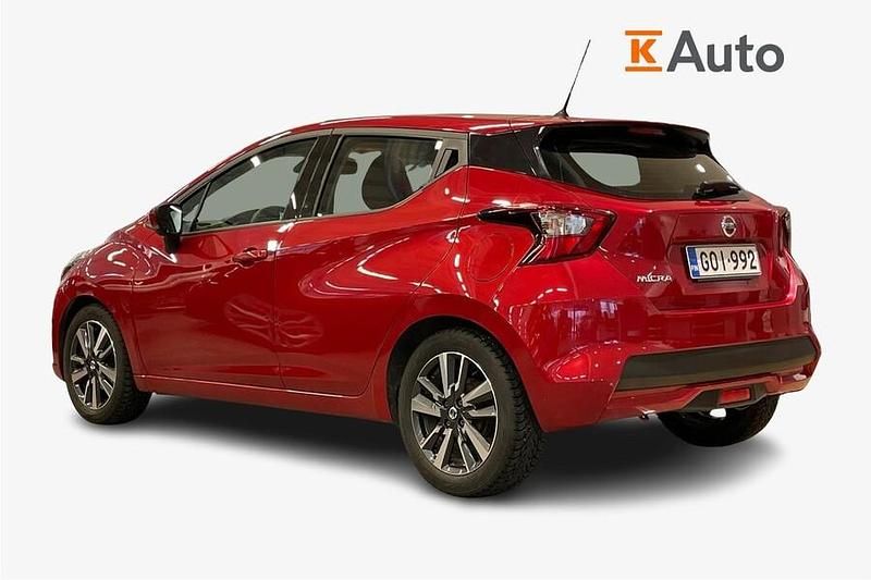 Käytetty Nissan Micra Acenta 101 HP (74 kW) 2020 Punainen Viistoperä
