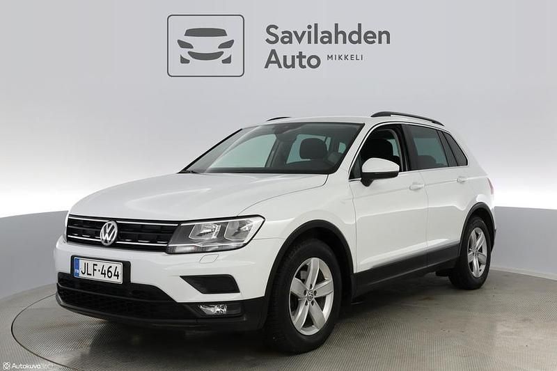 Valkoinen Käytetty 2018 VW Tiguan Comfortline Katumaasturi | 24 880 € (Perustarjous) - Kuva 1/4