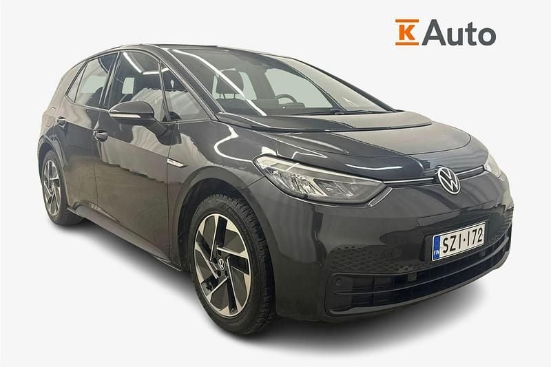 Käytetty VW ID.3 Pro Performance 147 kW (201 HP) 2021 Harmaa Viistoperä